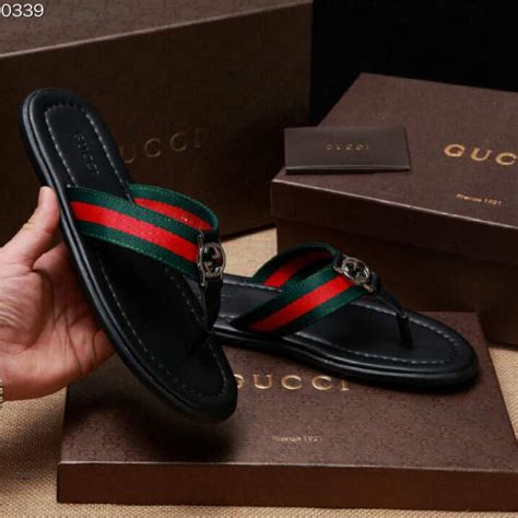 gucci slippers mens cheap|designer gucci slippers for men.